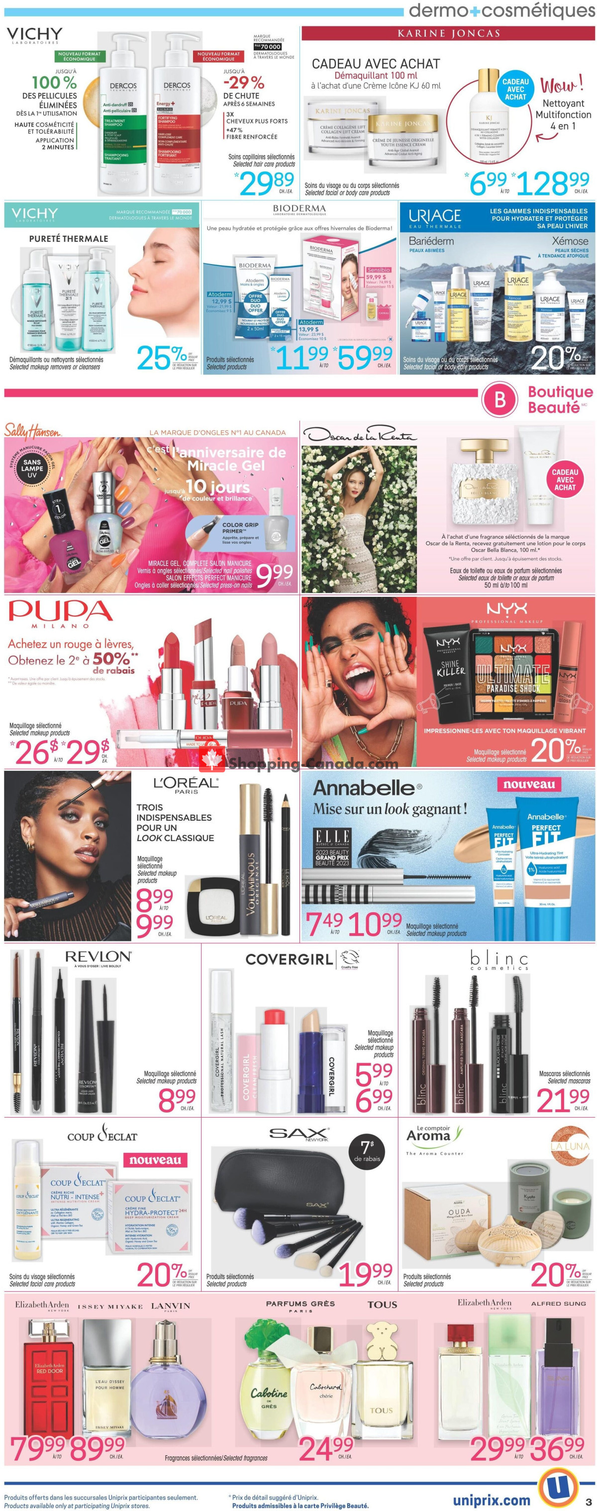 Uniprix flyer from Thursday February 29, 2024 to Wednesday March 6, 2024 - page 3