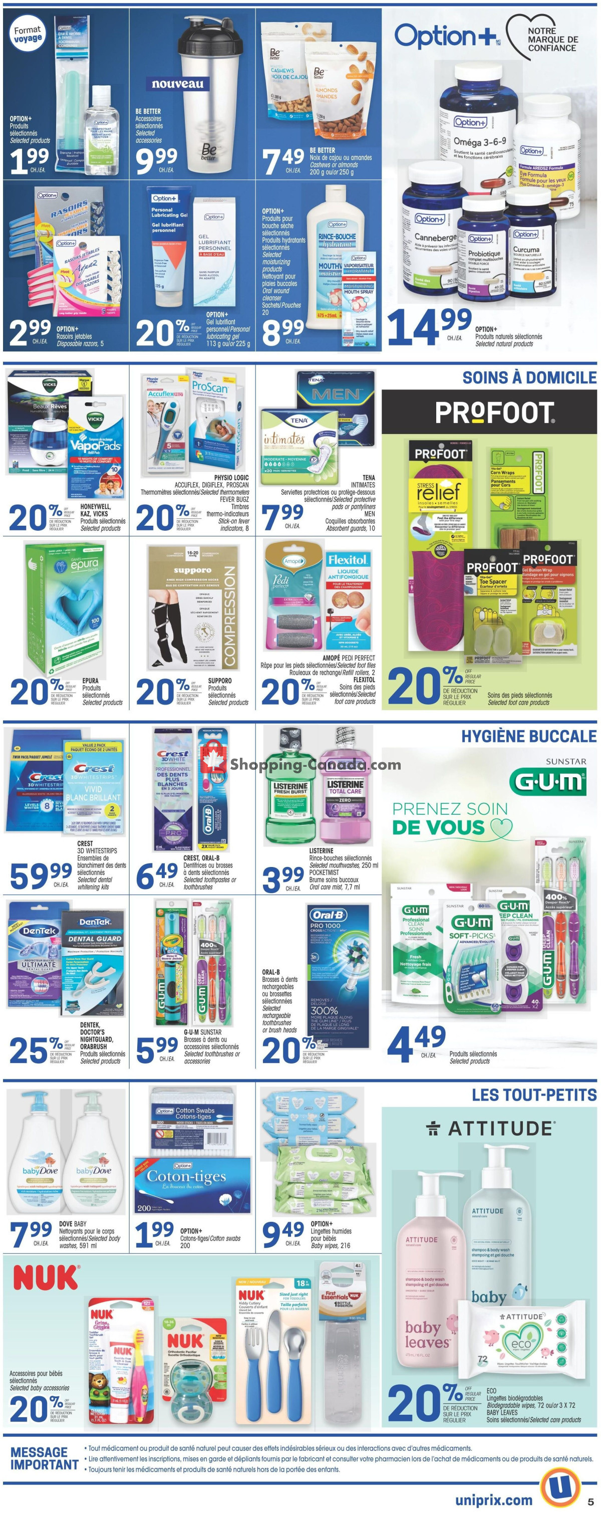 Uniprix flyer from Thursday February 29, 2024 to Wednesday March 6, 2024 - page 5