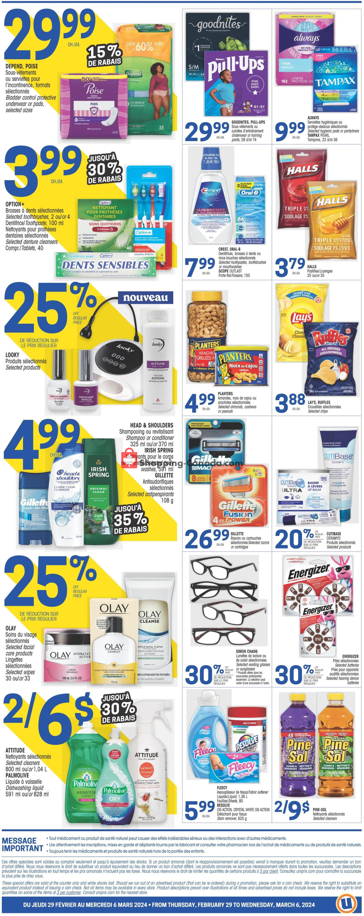 Uniprix flyer from Thursday February 29, 2024 to Wednesday March 6, 2024 - page 6