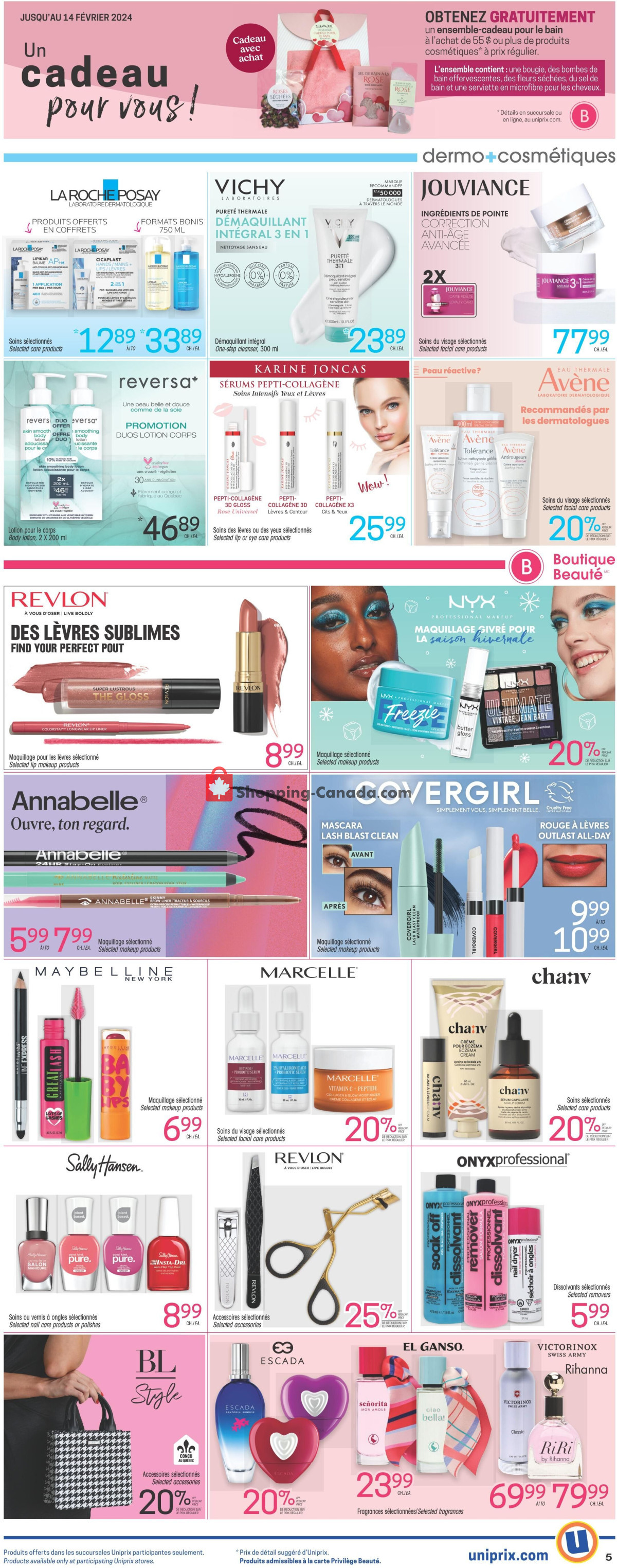 Uniprix flyer from Thursday February 8, 2024 to Wednesday February 14, 2024 - page 4