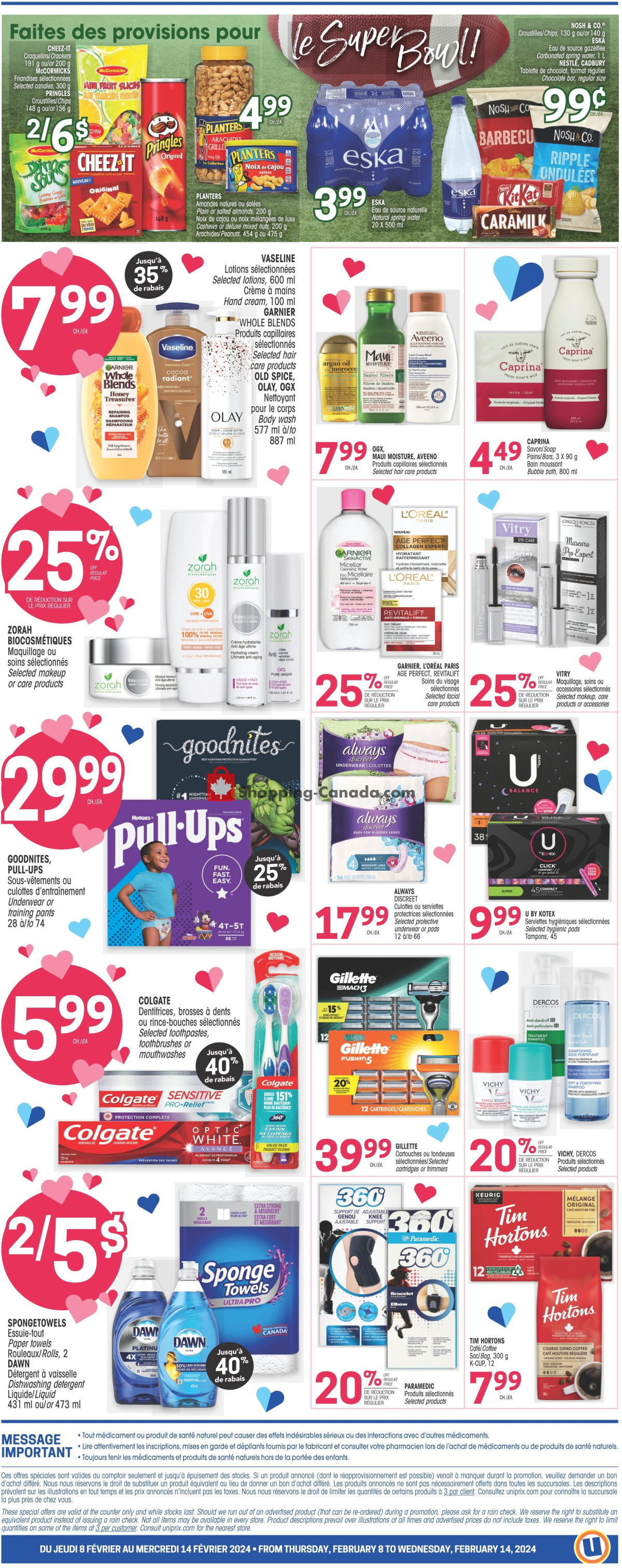 Uniprix flyer from Thursday February 8, 2024 to Wednesday February 14, 2024 - page 7