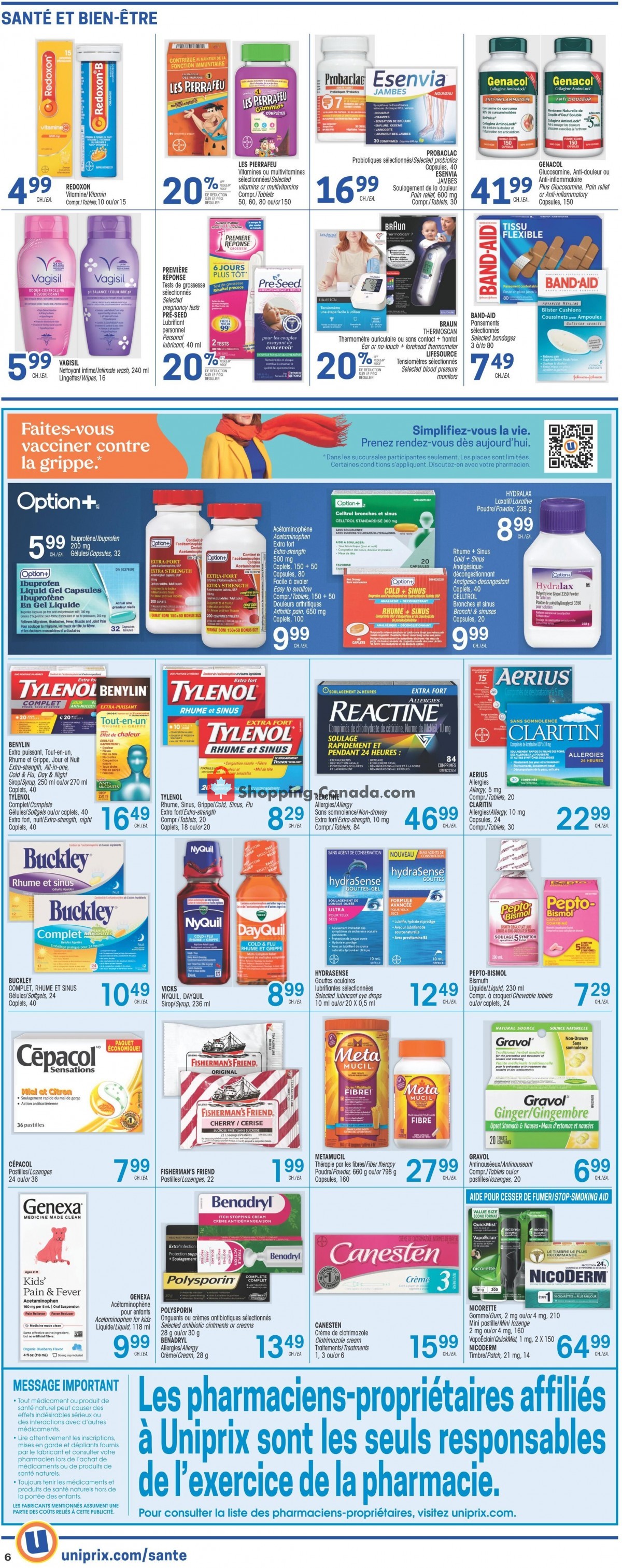 Uniprix flyer from Thursday October 26, 2023 to Wednesday November 1, 2023 - page 9