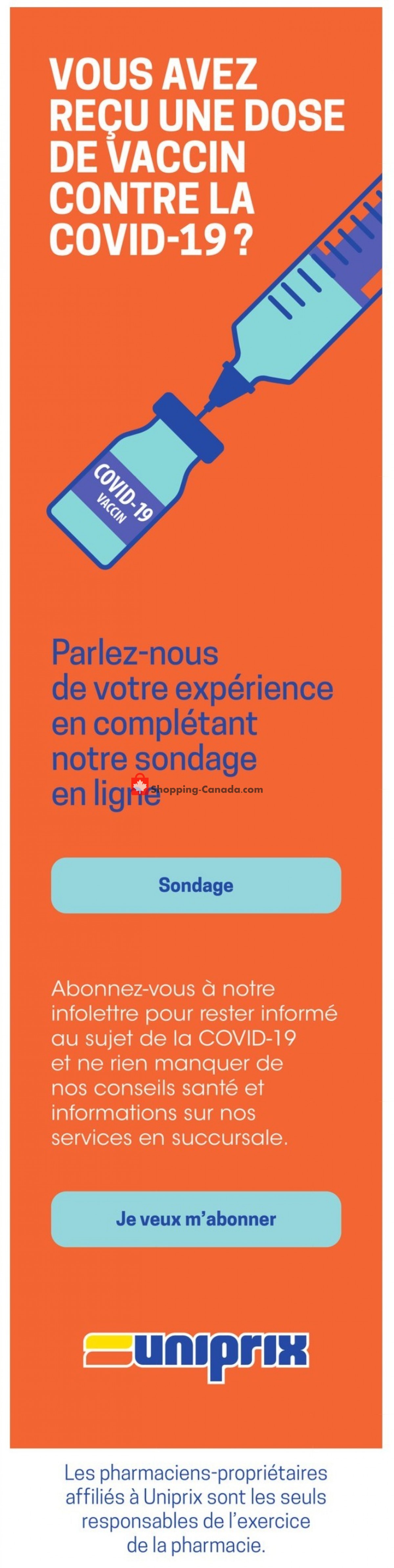 Uniprix flyer from Thursday April 29, 2021 to Wednesday May 5, 2021 - page 11