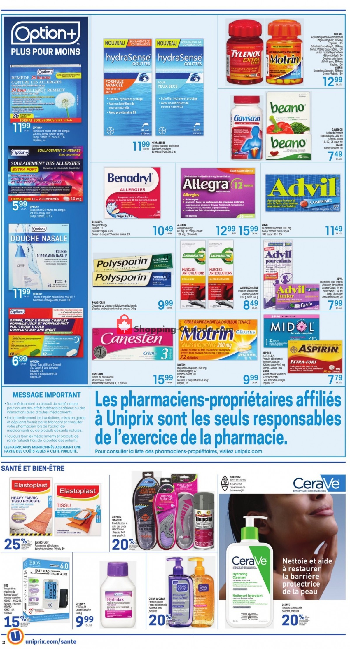 Uniprix flyer from Thursday June 3, 2021 to Wednesday June 9, 2021 - page 4