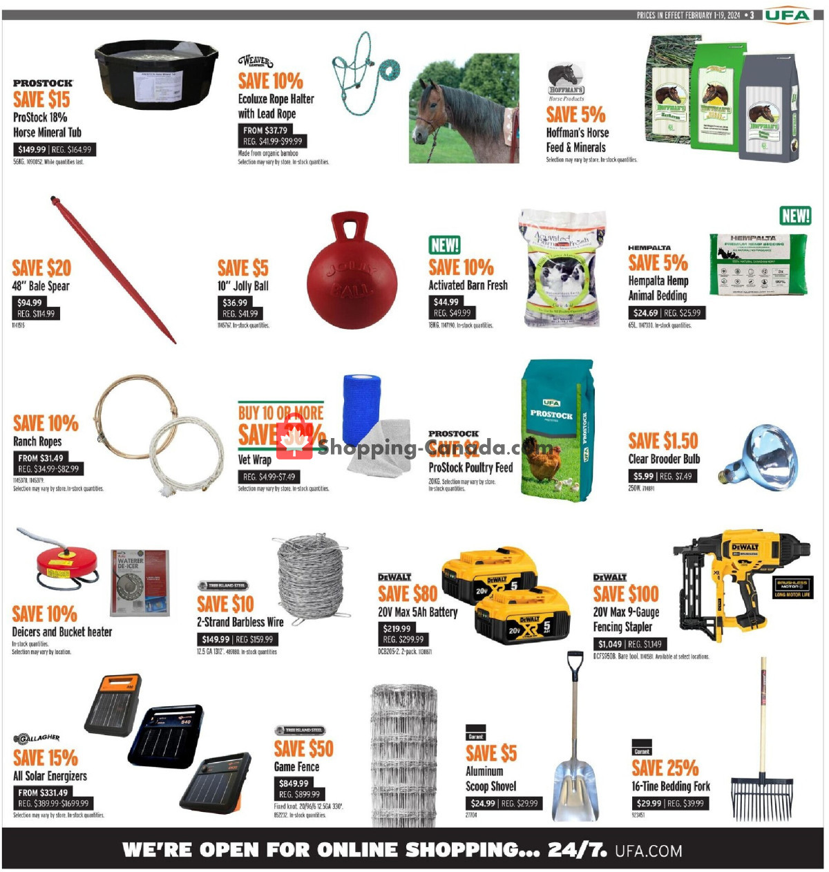 United Farmers Of Alberta flyer from Thursday February 1, 2024 to Monday February 19, 2024 - page 3