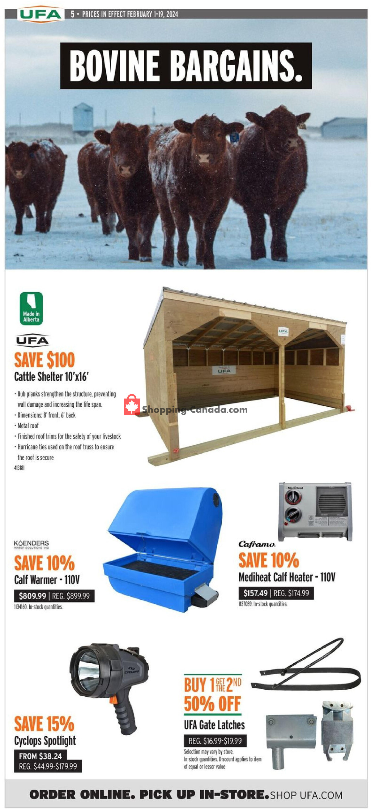 United Farmers Of Alberta flyer from Thursday February 1, 2024 to Monday February 19, 2024 - page 5