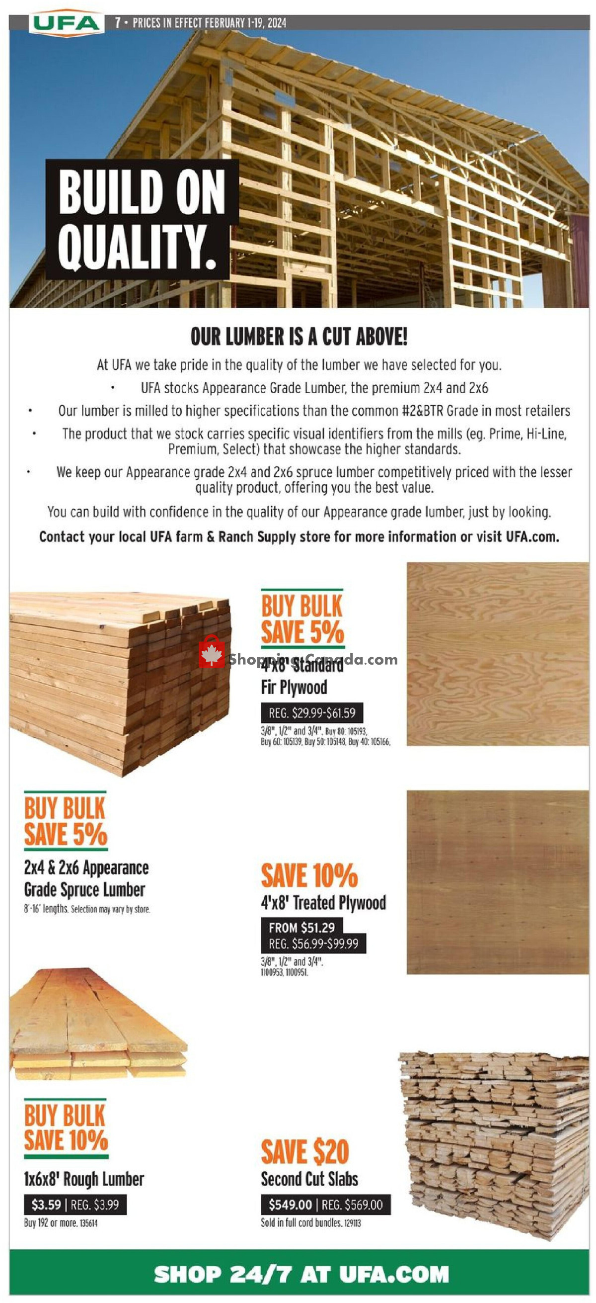 United Farmers Of Alberta flyer from Thursday February 1, 2024 to Monday February 19, 2024 - page 7