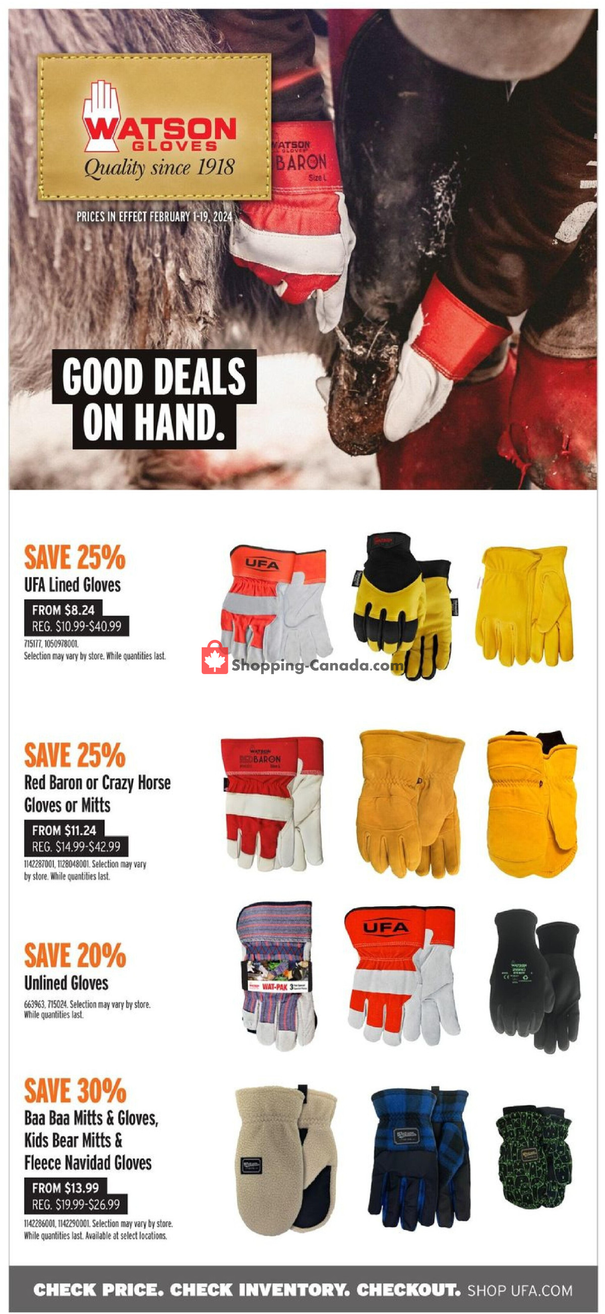 United Farmers Of Alberta flyer from Thursday February 1, 2024 to Monday February 19, 2024 - page 9