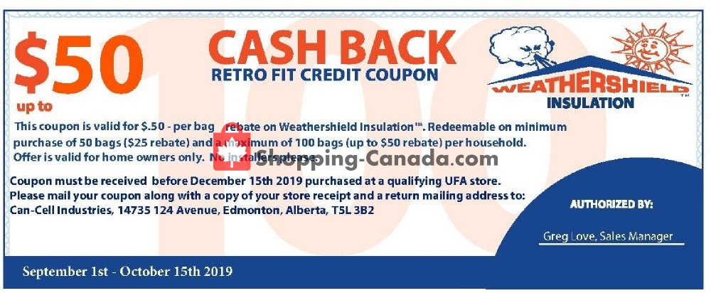 United Farmers Of Alberta flyer from Sunday September 1, 2019 to Tuesday October 15, 2019 - page 1