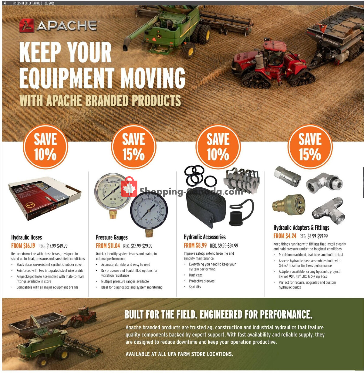 United Farmers Of Alberta flyer from Thursday April 2, 2026 to Monday April 20, 2026 - page 10