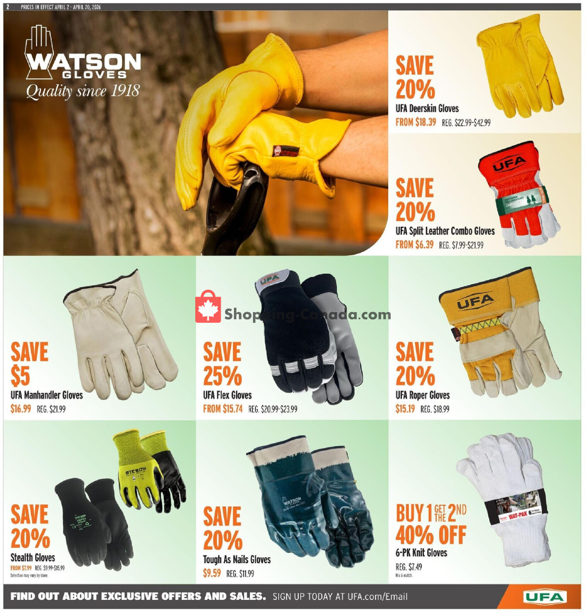 United Farmers Of Alberta flyer from Thursday April 2, 2026 to Monday April 20, 2026 - page 15