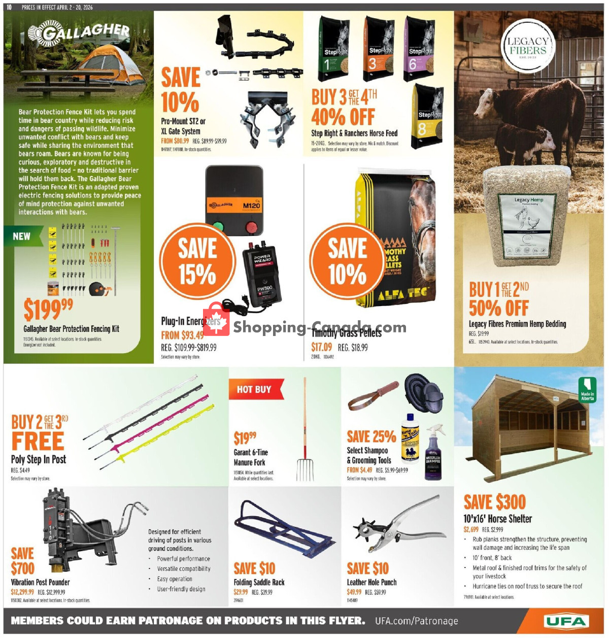 United Farmers Of Alberta flyer from Thursday April 2, 2026 to Monday April 20, 2026 - page 19