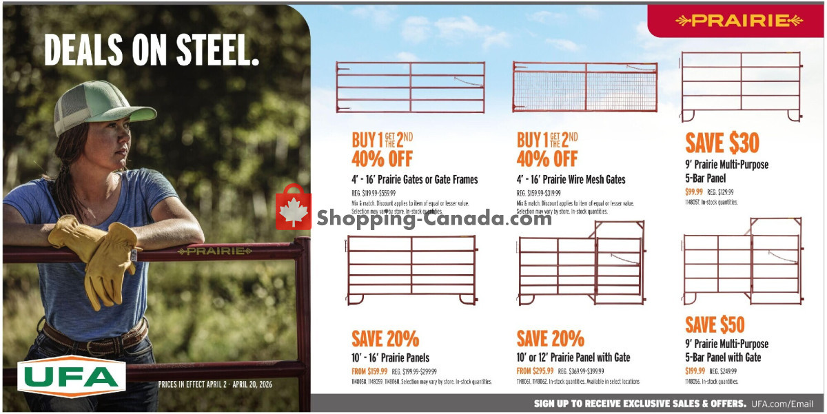 United Farmers Of Alberta flyer from Thursday April 2, 2026 to Monday April 20, 2026 - page 2
