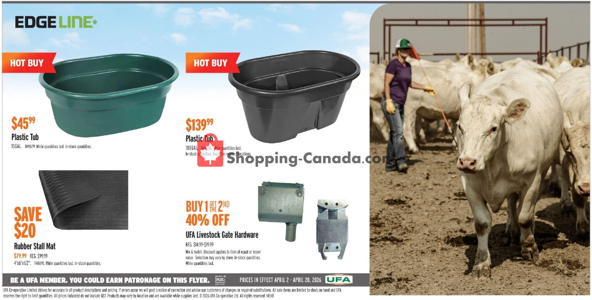 United Farmers Of Alberta flyer from Thursday April 2, 2026 to Monday April 20, 2026 - page 5