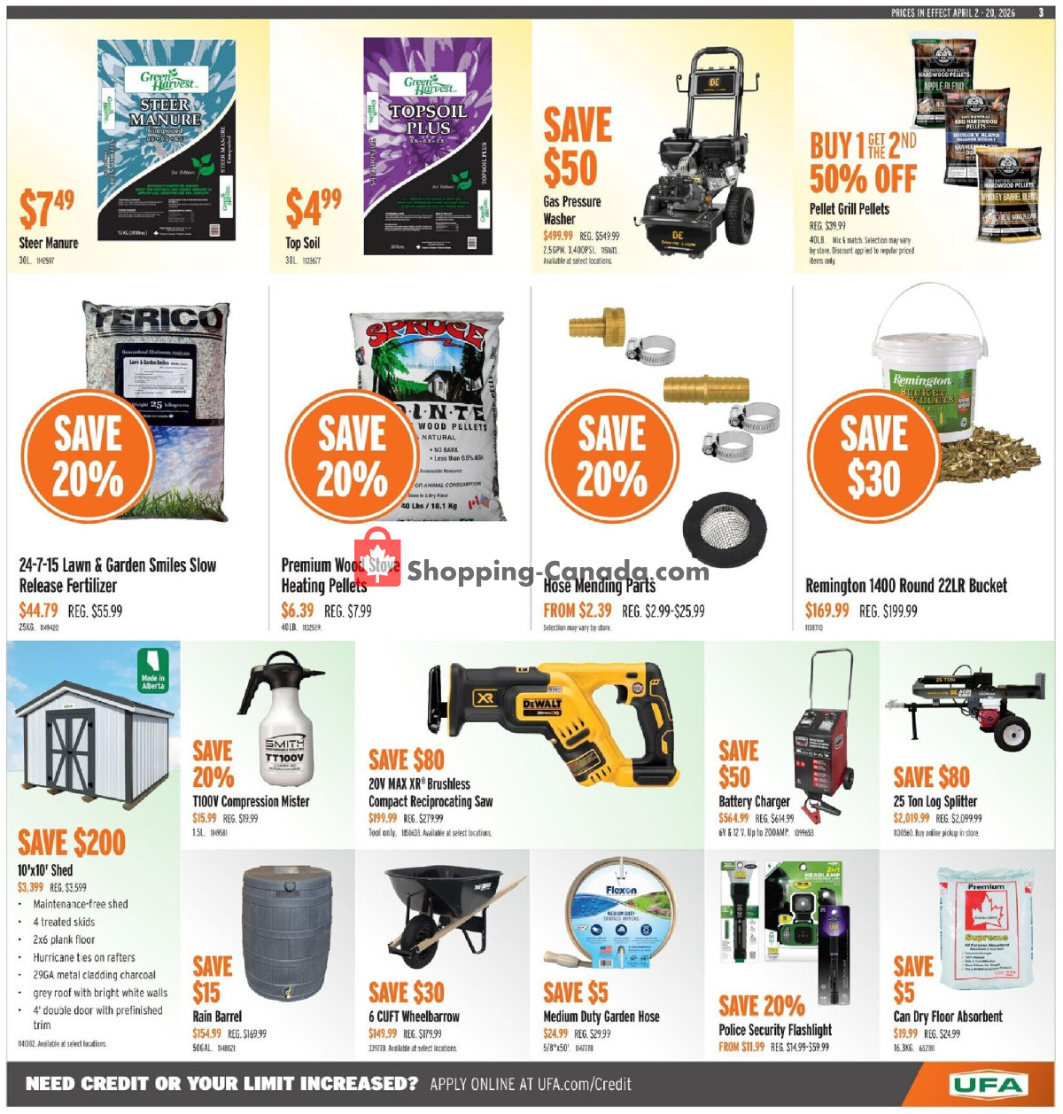 United Farmers Of Alberta flyer from Thursday April 2, 2026 to Monday April 20, 2026 - page 8