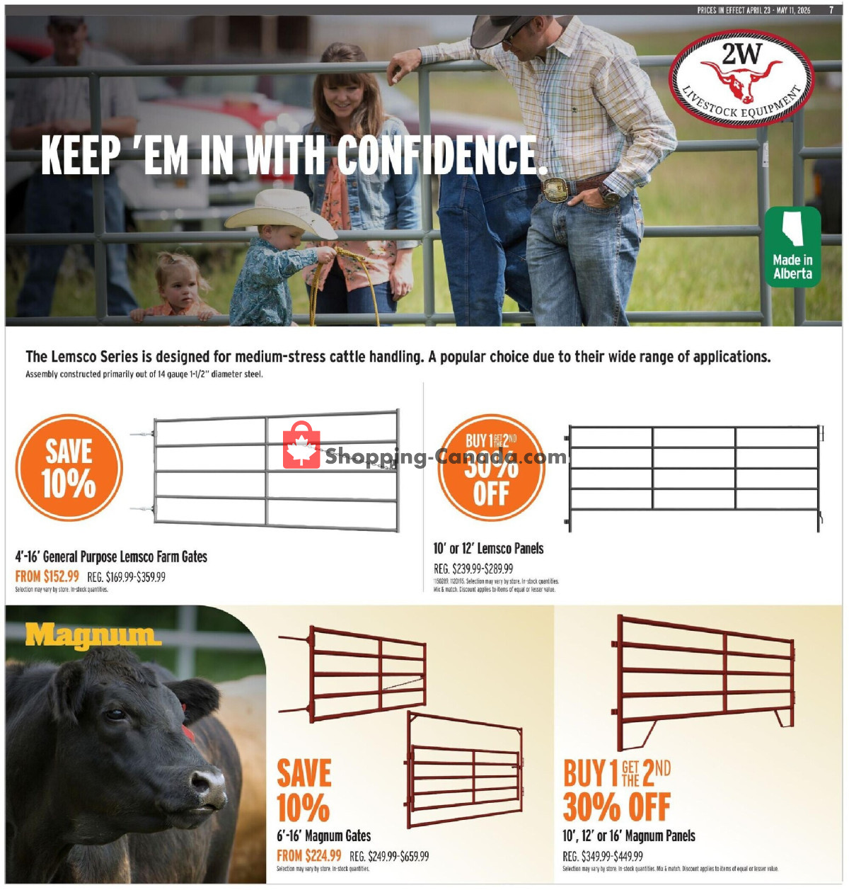 United Farmers Of Alberta flyer from Thursday April 23, 2026 to Monday May 11, 2026 - page 18