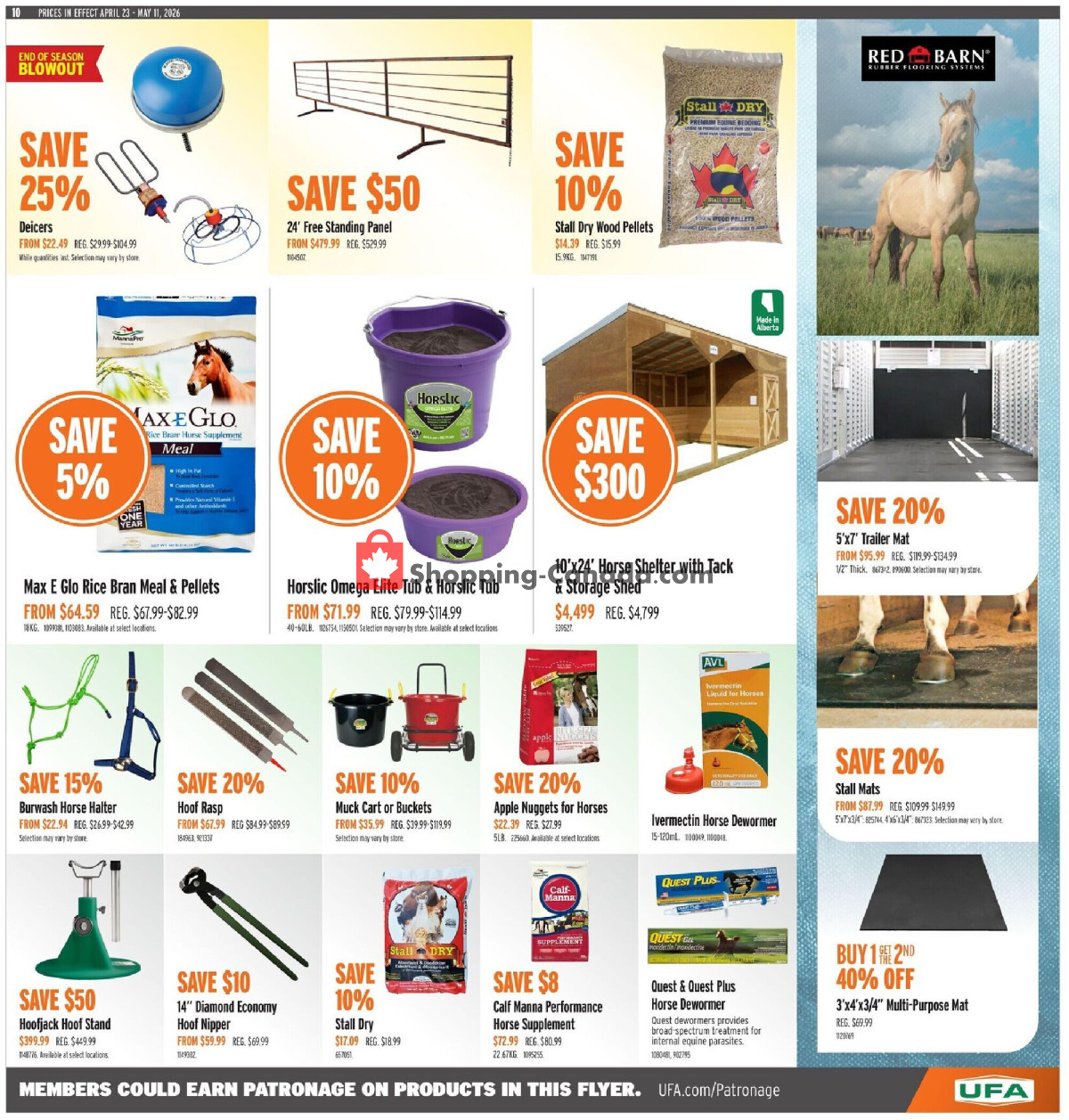 United Farmers Of Alberta flyer from Thursday April 23, 2026 to Monday May 11, 2026 - page 19