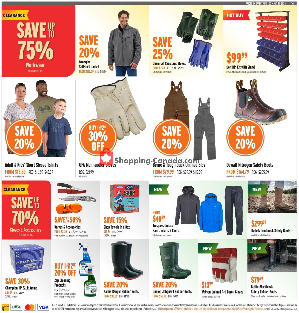 United Farmers Of Alberta flyer from Thursday April 23, 2026 to Monday May 11, 2026 - page 22