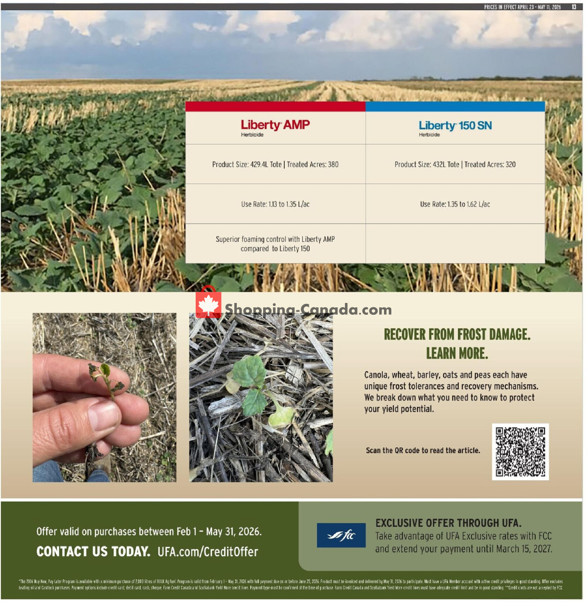 United Farmers Of Alberta flyer from Thursday April 23, 2026 to Monday May 11, 2026 - page 24