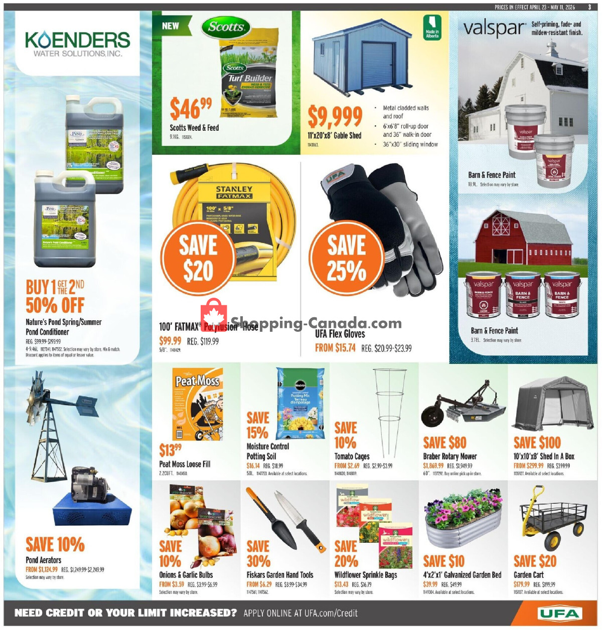 United Farmers Of Alberta flyer from Thursday April 23, 2026 to Monday May 11, 2026 - page 7