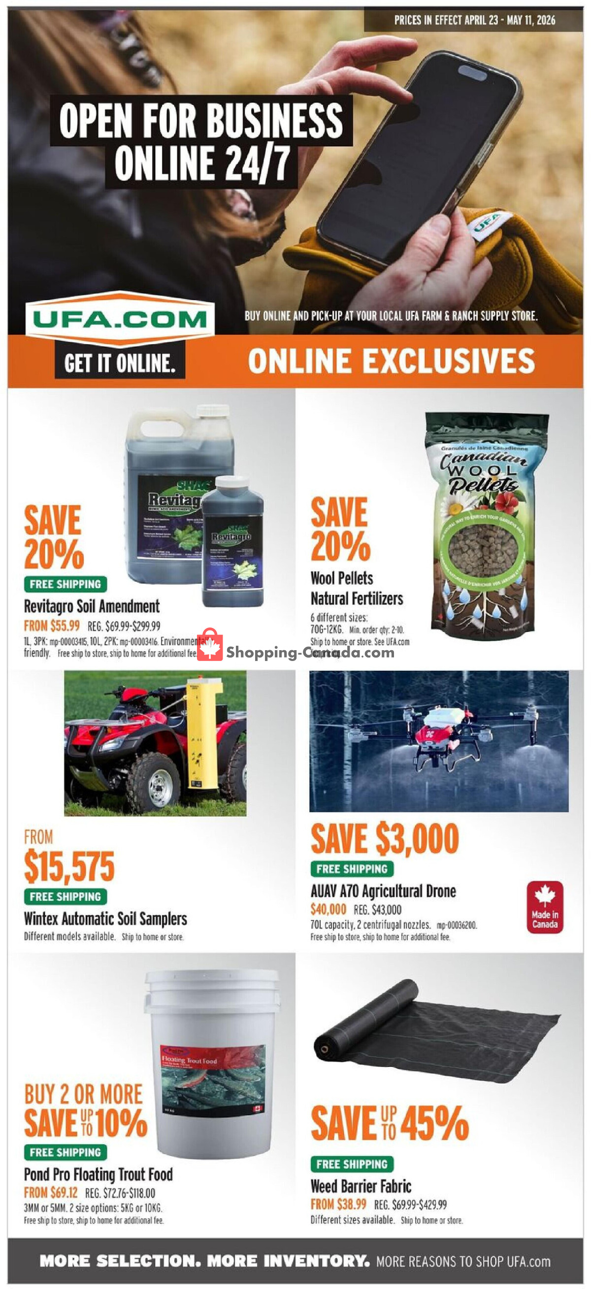 United Farmers Of Alberta flyer from Thursday April 23, 2026 to Monday May 11, 2026 - page 8