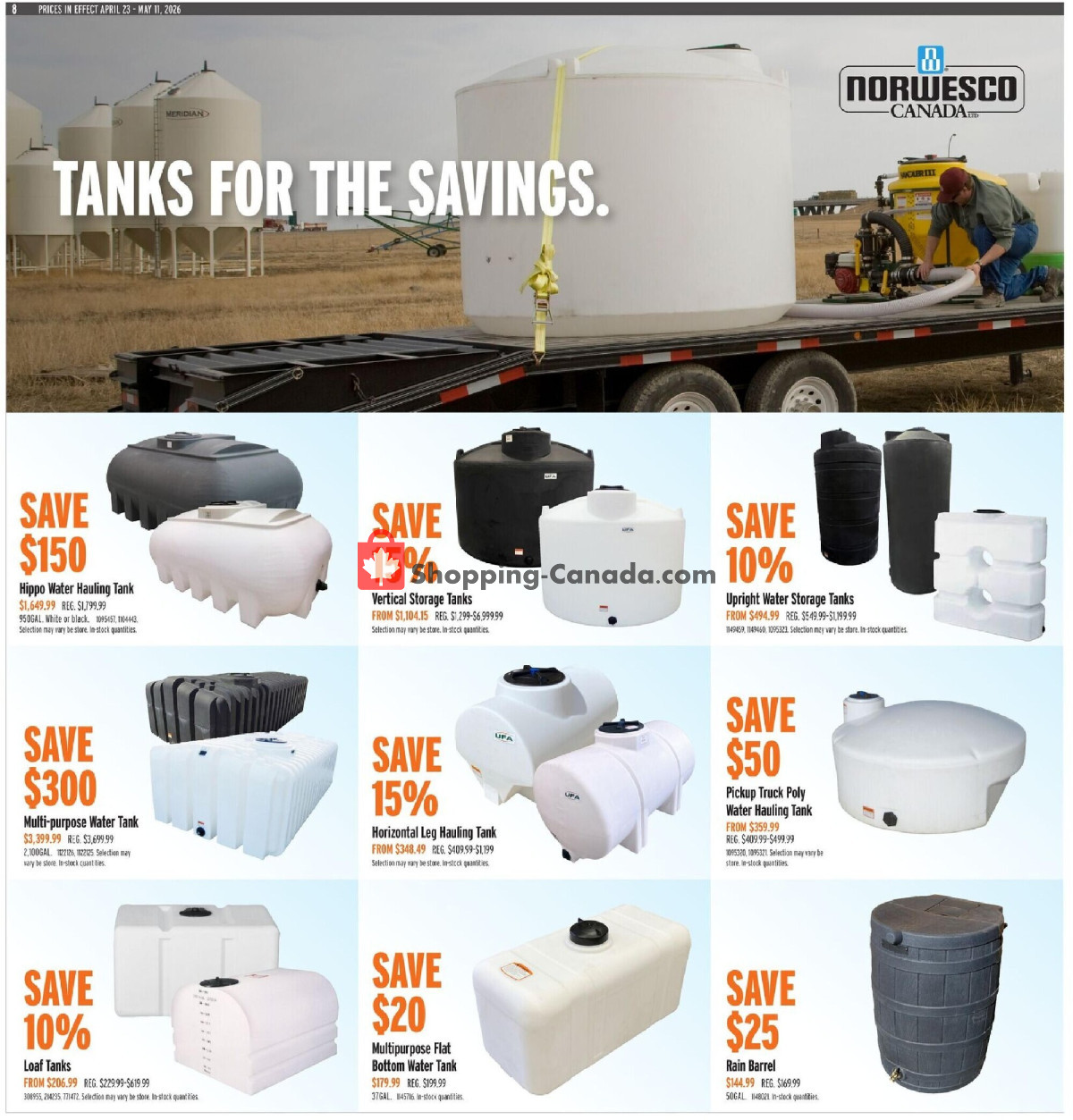 United Farmers Of Alberta flyer from Thursday April 23, 2026 to Monday May 11, 2026 - page 9