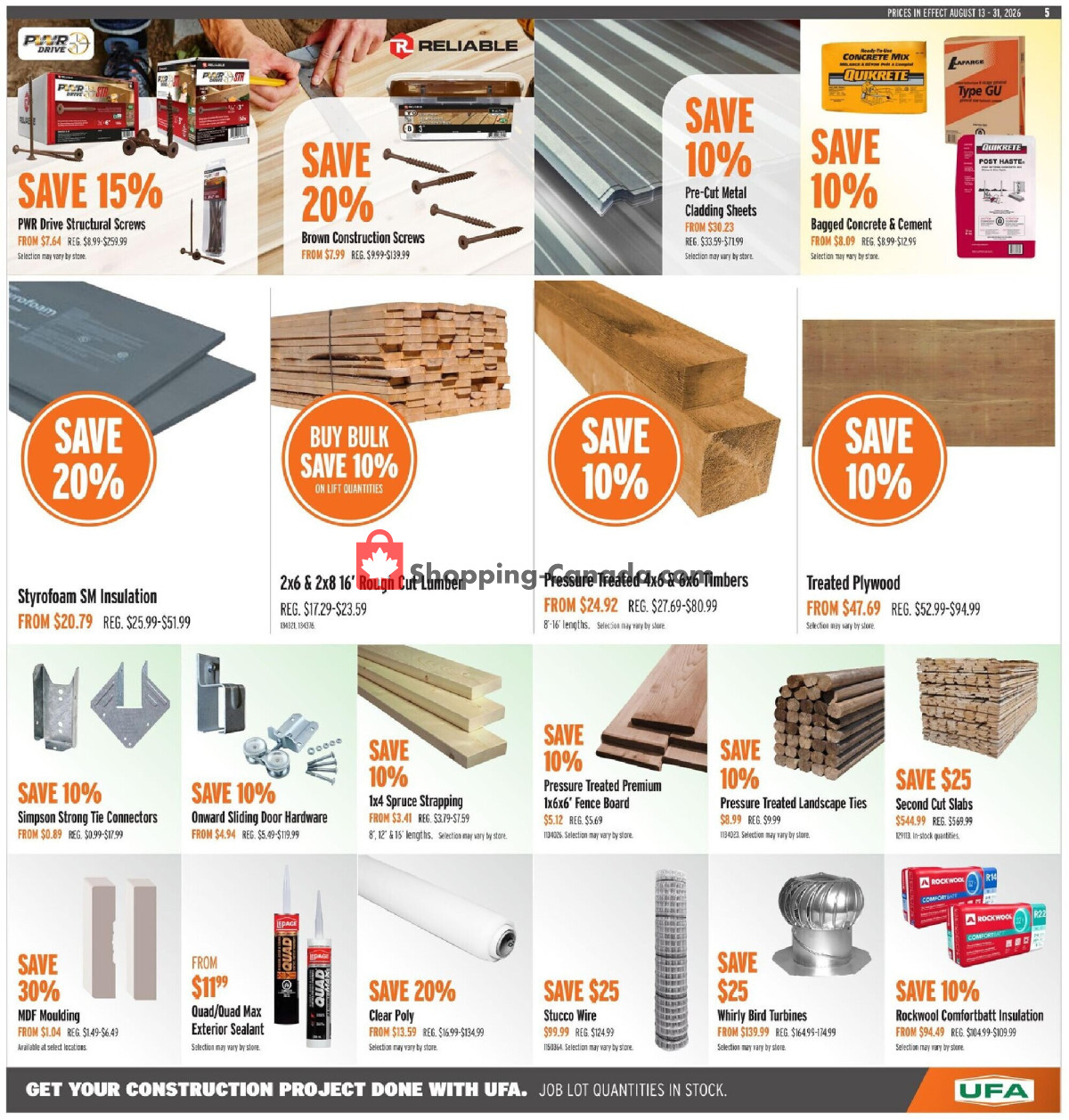 United Farmers Of Alberta flyer from Thursday August 13, 2026 to Monday August 31, 2026 - page 10