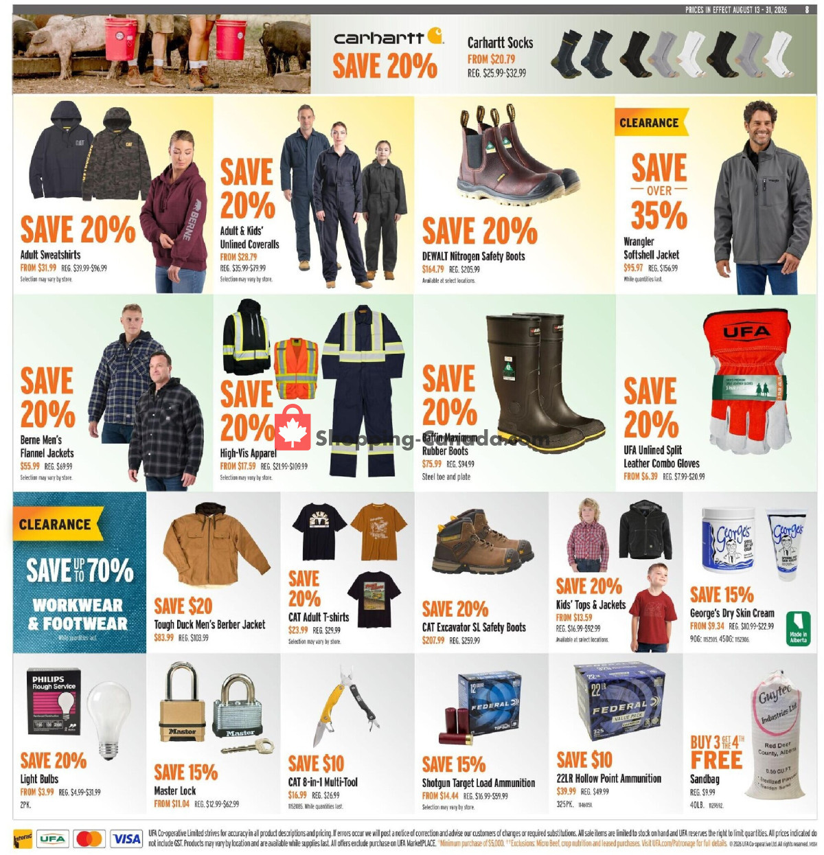 United Farmers Of Alberta flyer from Thursday August 13, 2026 to Monday August 31, 2026 - page 14