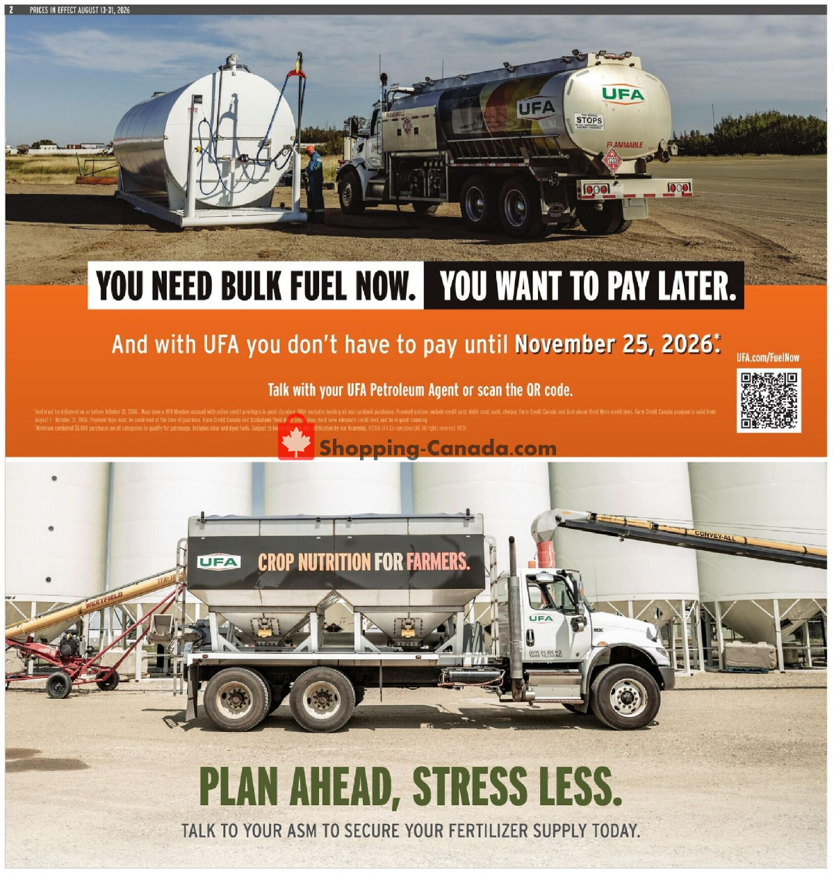 United Farmers Of Alberta flyer from Thursday August 13, 2026 to Monday August 31, 2026 - page 16