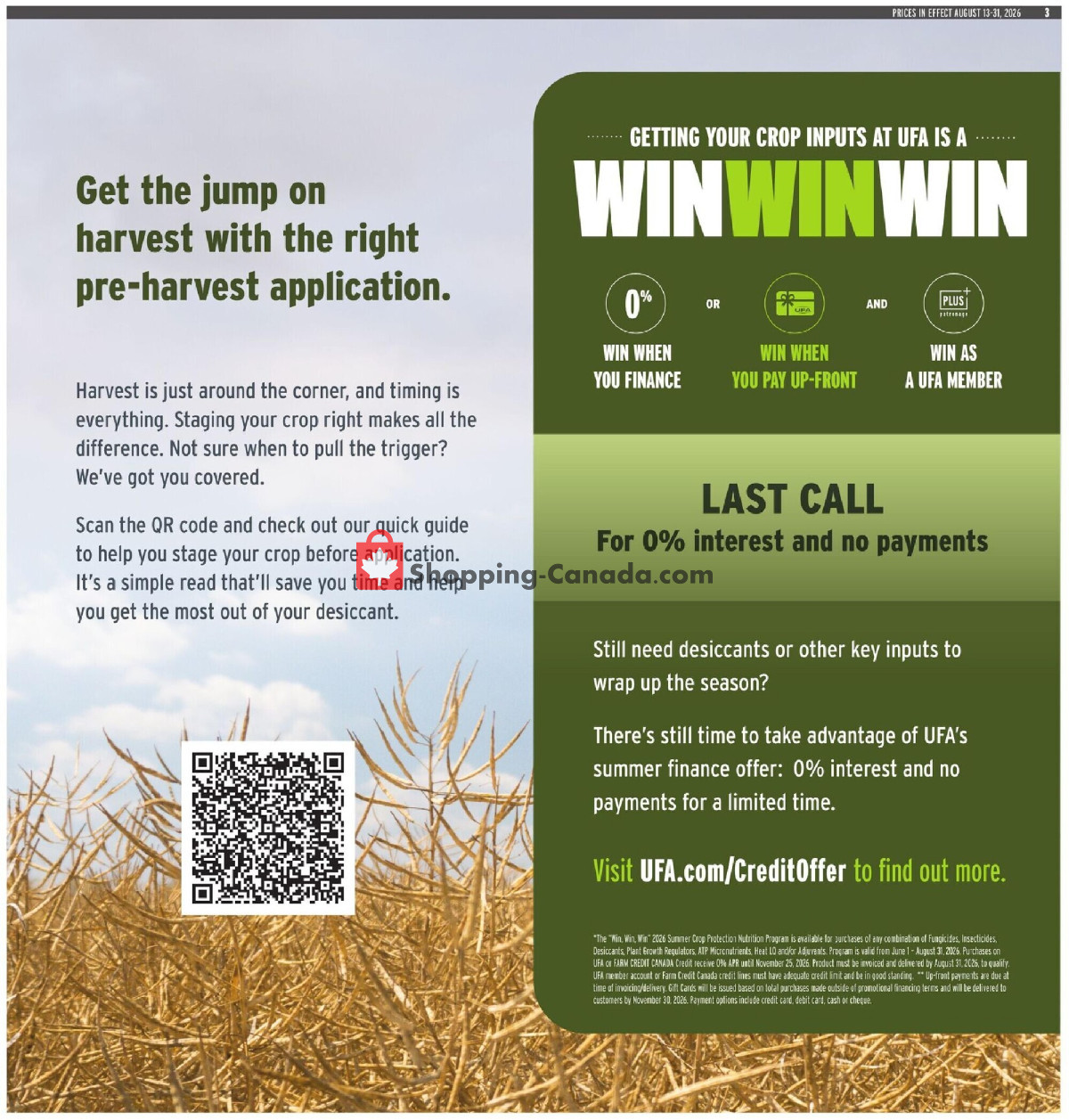 United Farmers Of Alberta flyer from Thursday August 13, 2026 to Monday August 31, 2026 - page 17