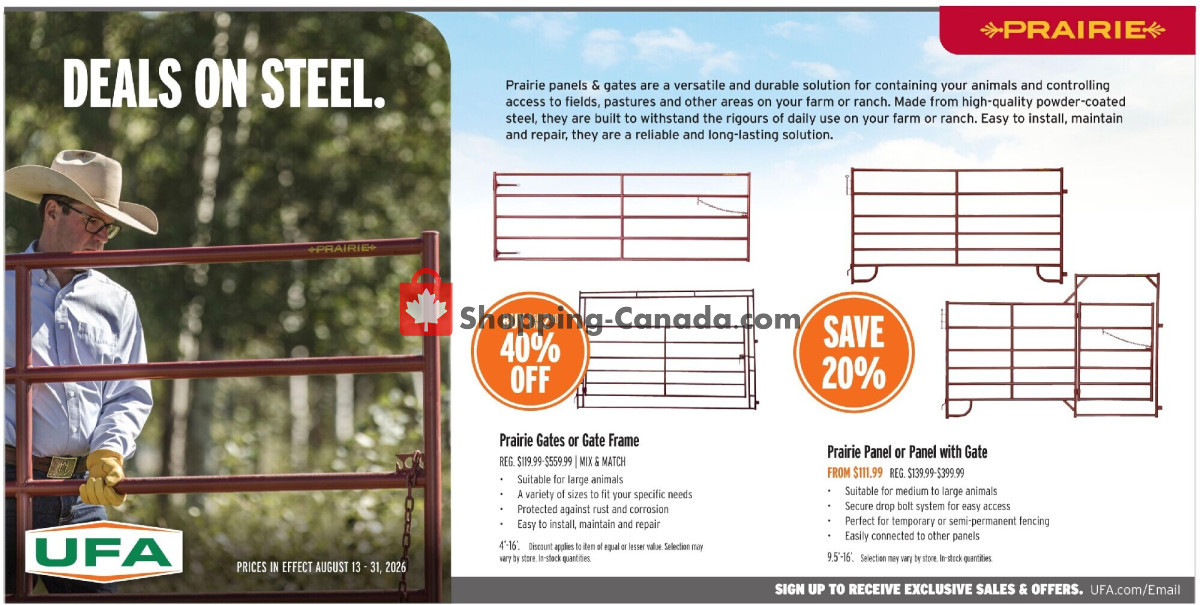 United Farmers Of Alberta flyer from Thursday August 13, 2026 to Monday August 31, 2026 - page 2