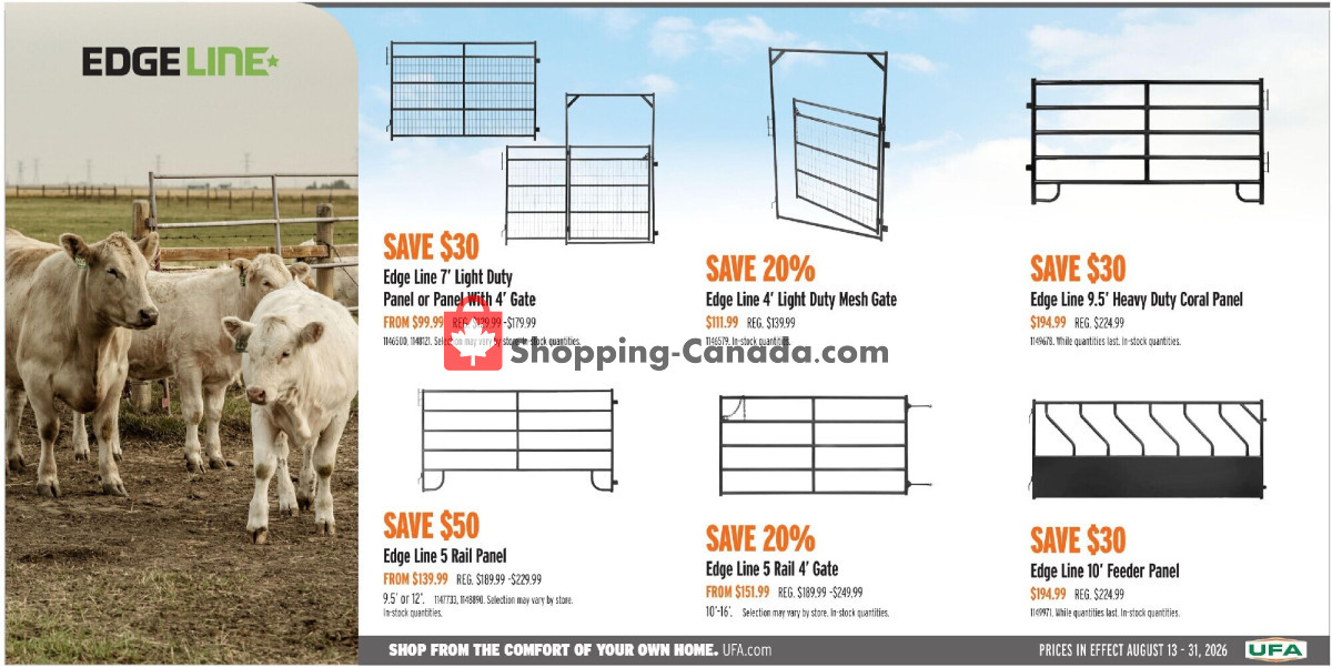 United Farmers Of Alberta flyer from Thursday August 13, 2026 to Monday August 31, 2026 - page 3