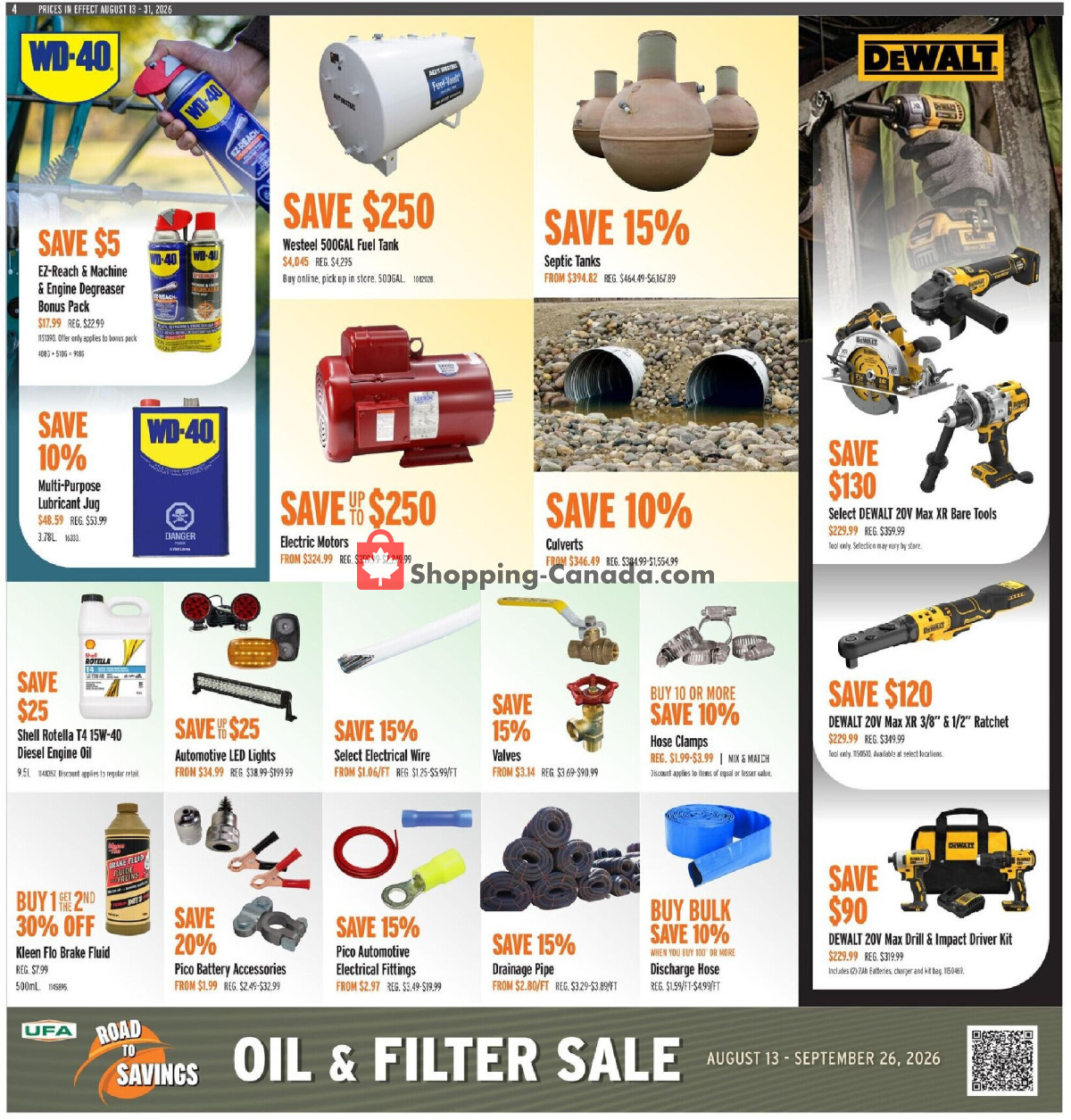 United Farmers Of Alberta flyer from Thursday August 13, 2026 to Monday August 31, 2026 - page 9