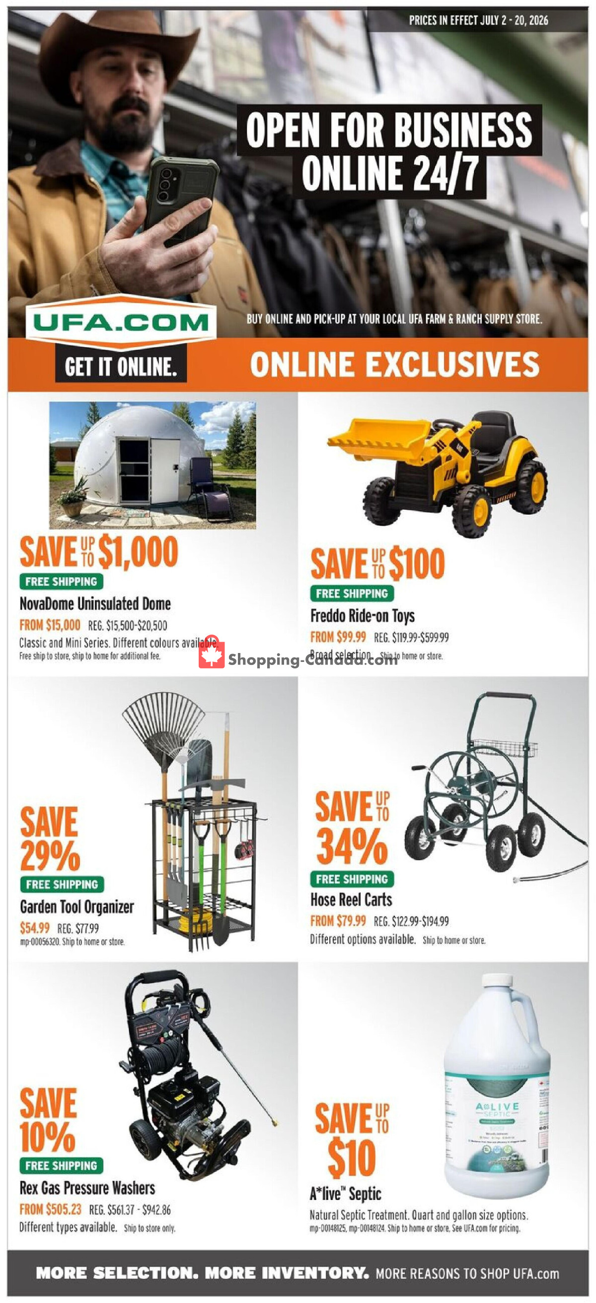 United Farmers Of Alberta flyer from Thursday July 2, 2026 to Monday July 20, 2026 - page 13
