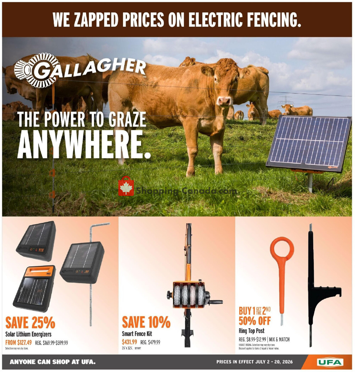United Farmers Of Alberta flyer from Thursday July 2, 2026 to Monday July 20, 2026 - page 15