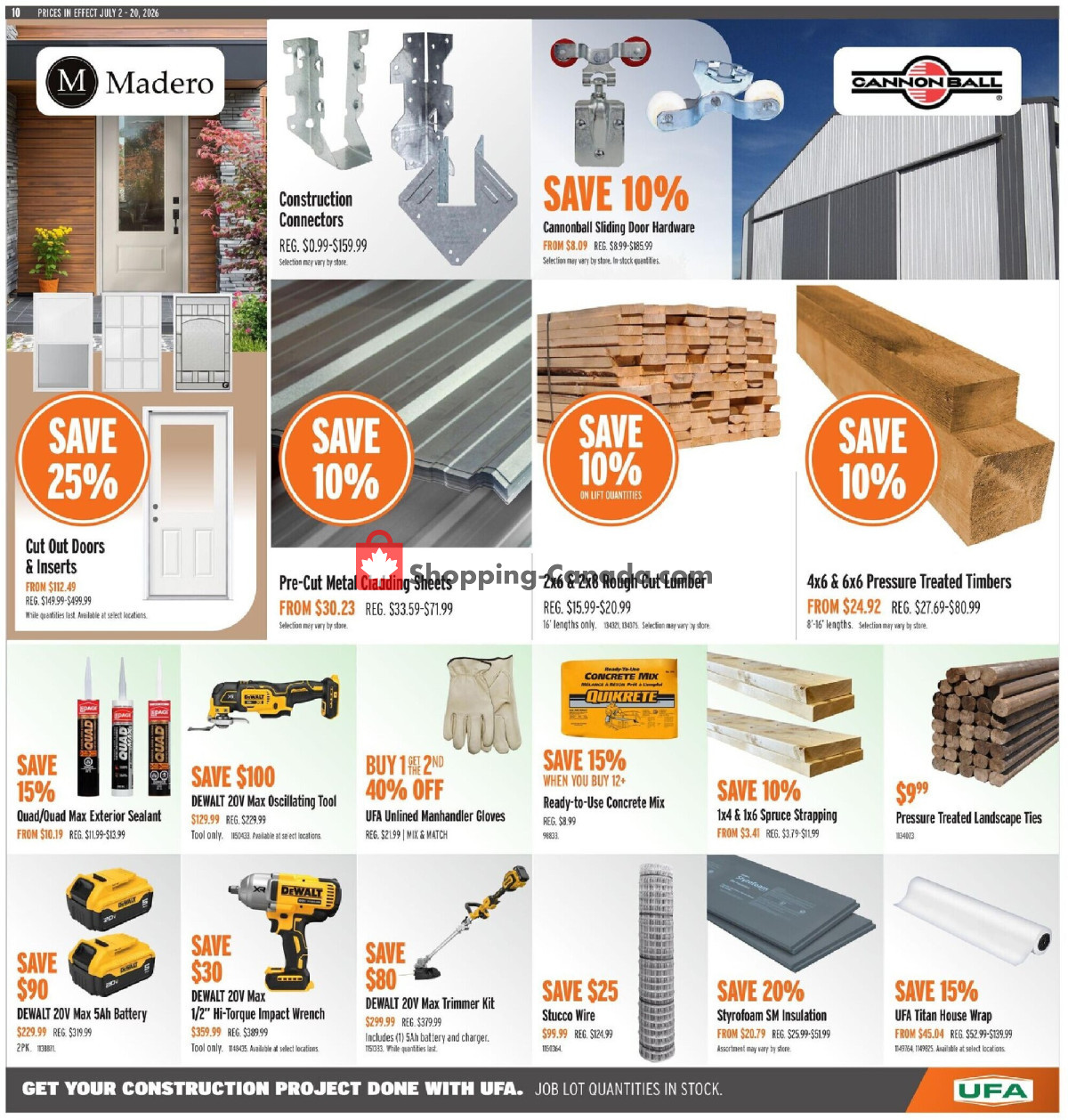 United Farmers Of Alberta flyer from Thursday July 2, 2026 to Monday July 20, 2026 - page 20