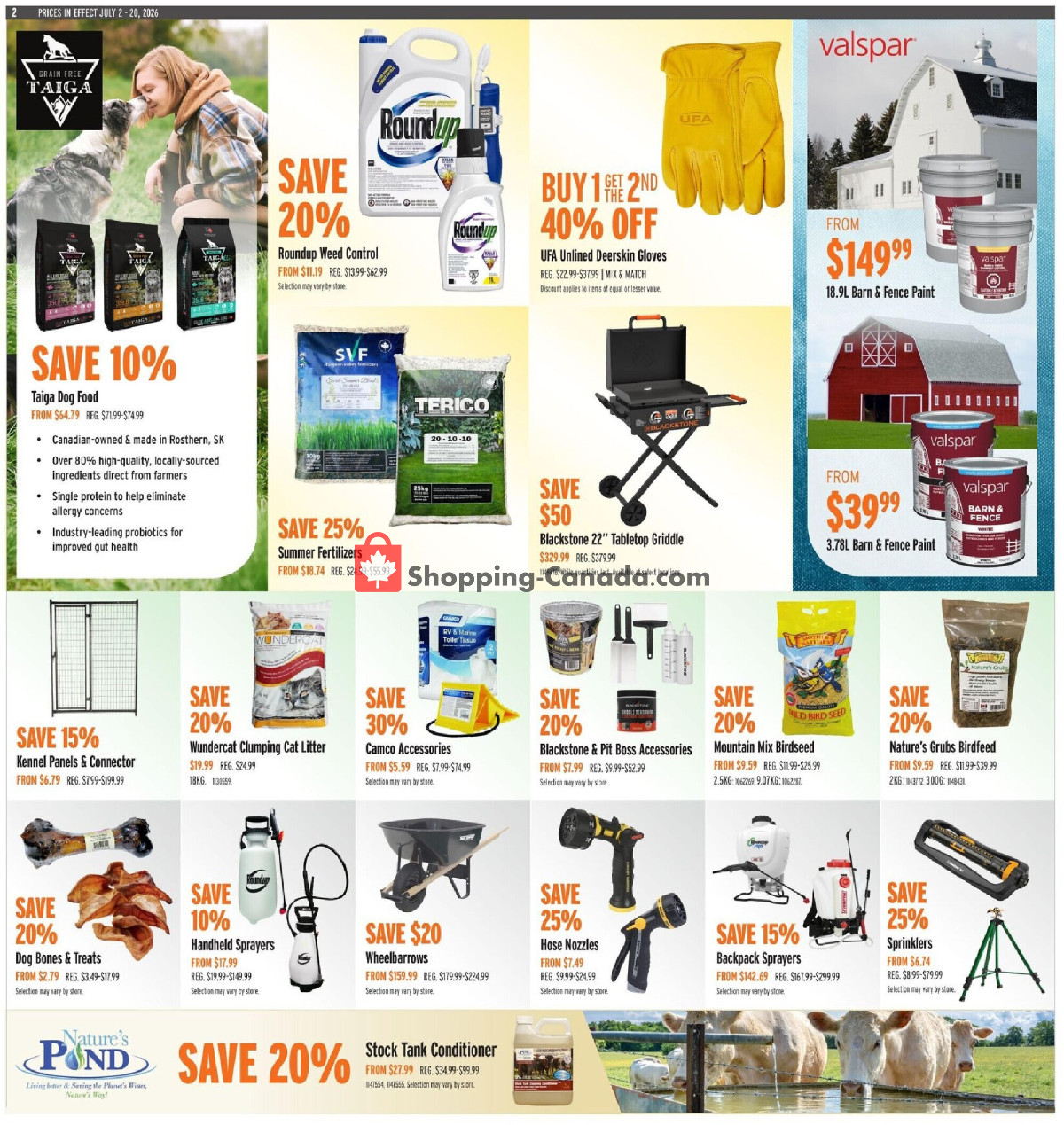 United Farmers Of Alberta flyer from Thursday July 2, 2026 to Monday July 20, 2026 - page 6