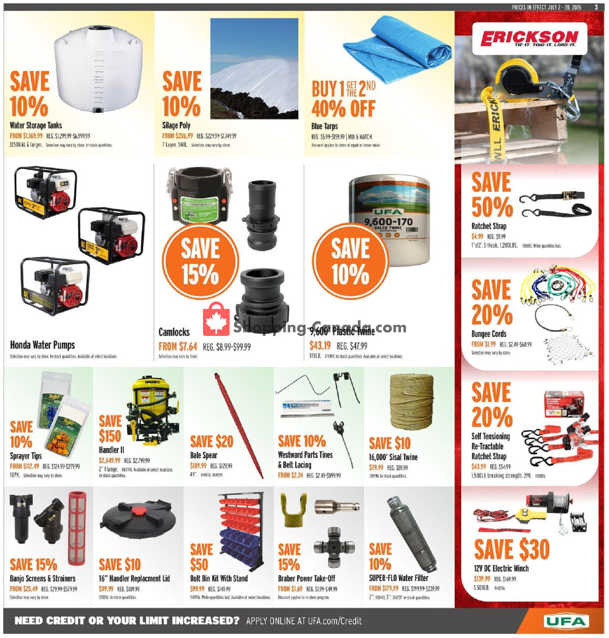 United Farmers Of Alberta flyer from Thursday July 2, 2026 to Monday July 20, 2026 - page 7