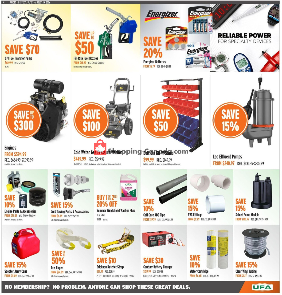 United Farmers Of Alberta flyer from Thursday July 23, 2026 to Monday August 10, 2026 - page 10