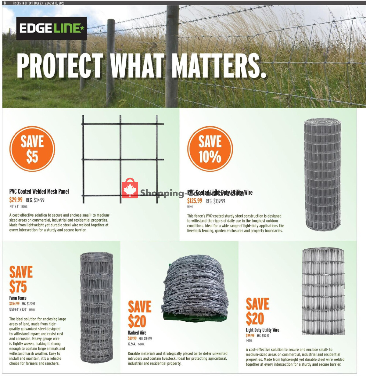 United Farmers Of Alberta flyer from Thursday July 23, 2026 to Monday August 10, 2026 - page 12