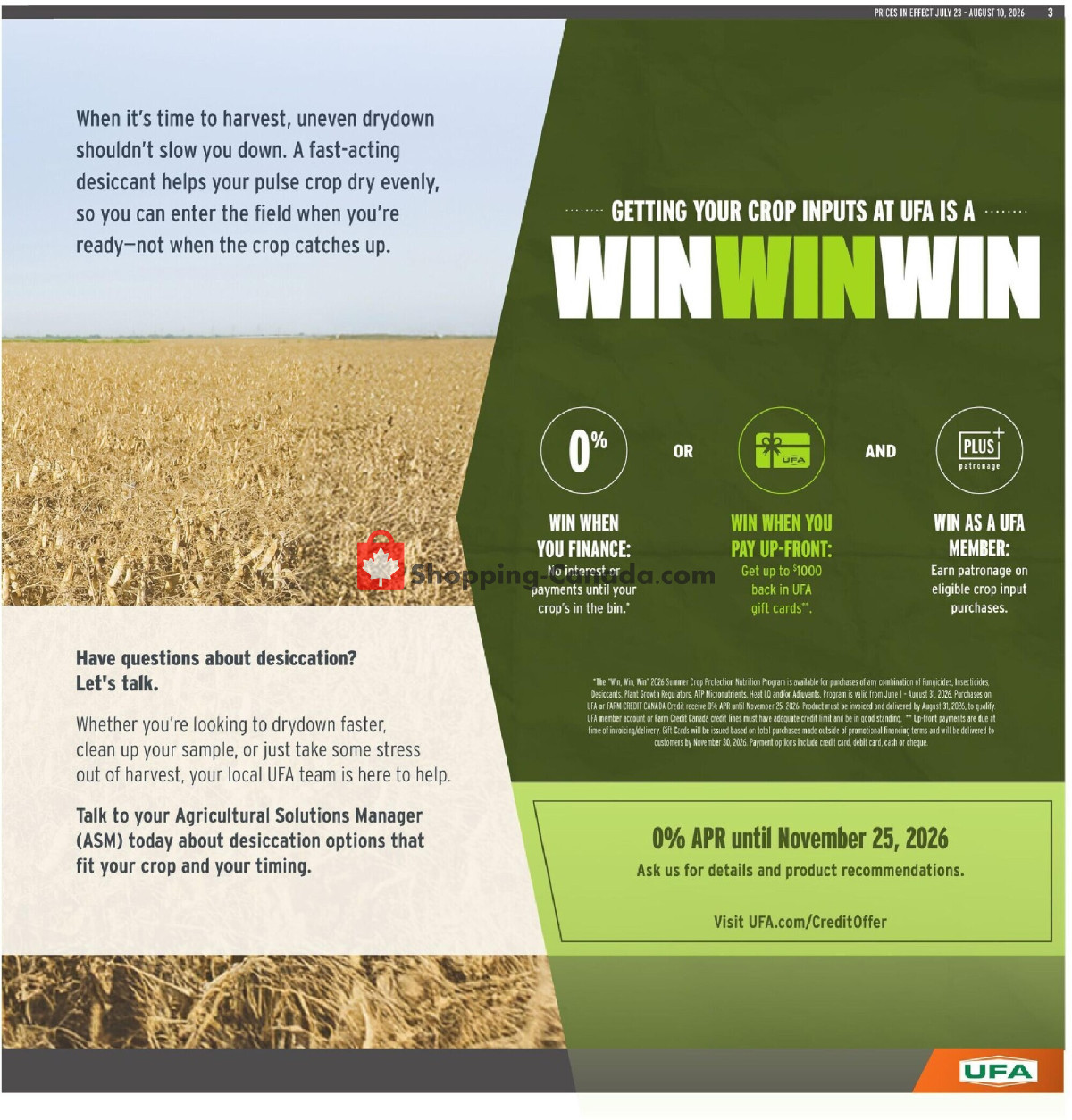 United Farmers Of Alberta flyer from Thursday July 23, 2026 to Monday August 10, 2026 - page 21