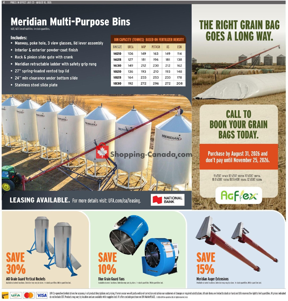 United Farmers Of Alberta flyer from Thursday July 23, 2026 to Monday August 10, 2026 - page 22