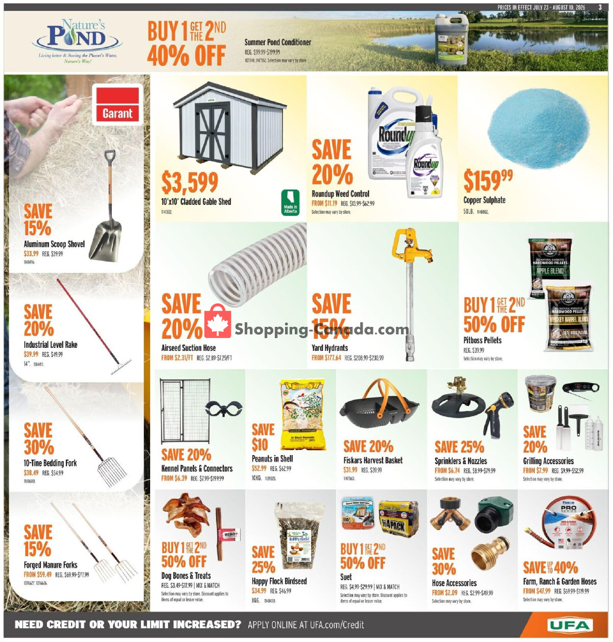 United Farmers Of Alberta flyer from Thursday July 23, 2026 to Monday August 10, 2026 - page 6