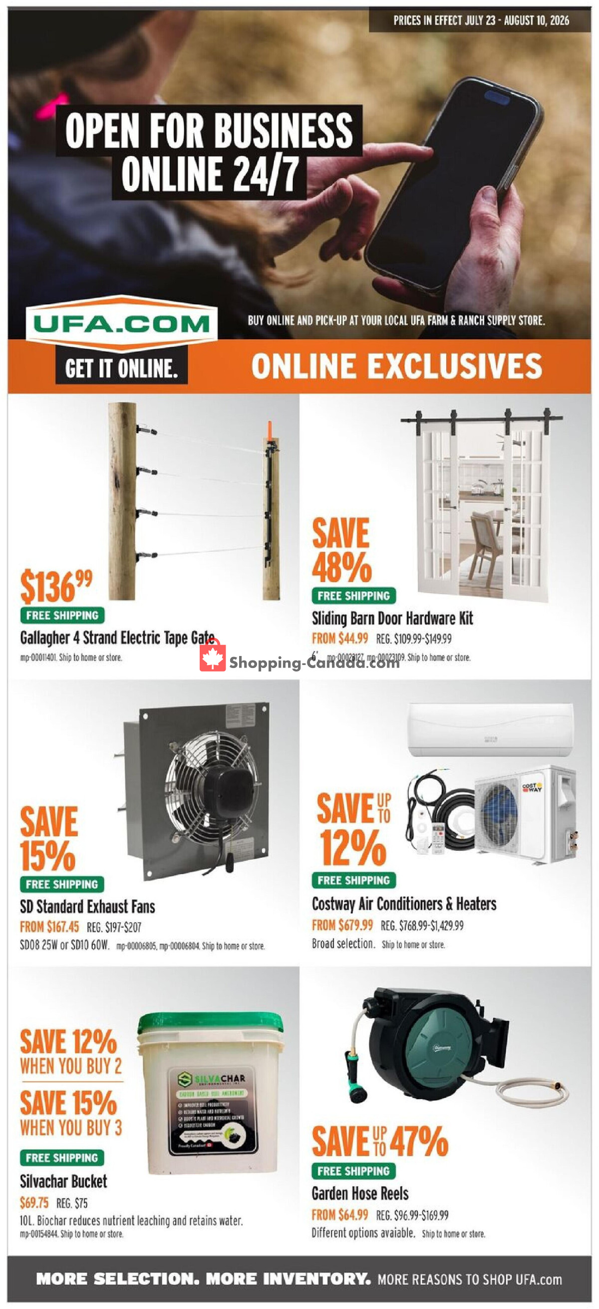 United Farmers Of Alberta flyer from Thursday July 23, 2026 to Monday August 10, 2026 - page 7
