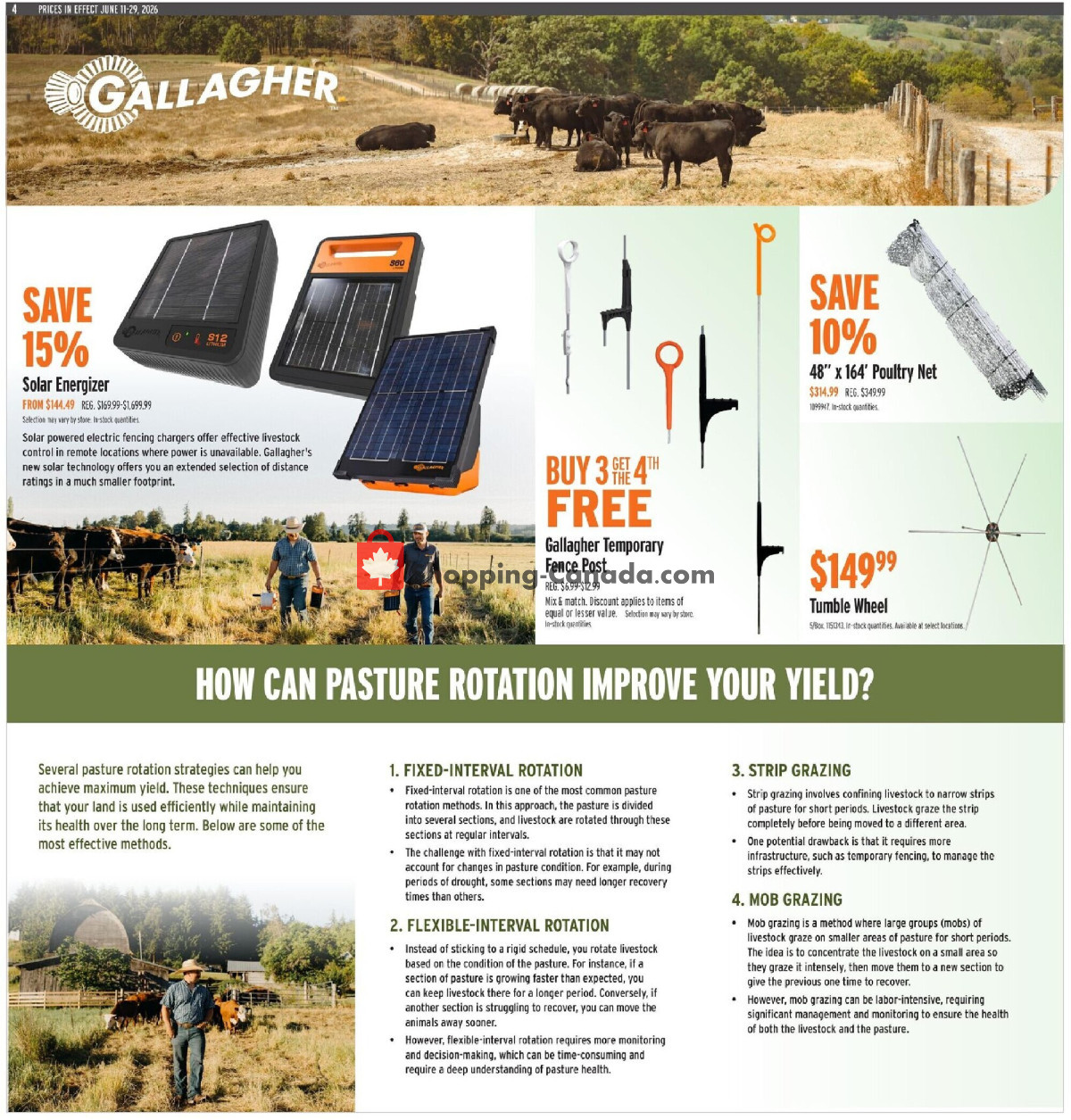 United Farmers Of Alberta flyer from Thursday June 11, 2026 to Monday June 29, 2026 - page 11