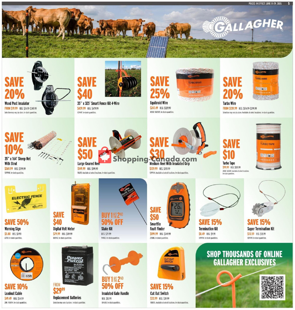 United Farmers Of Alberta flyer from Thursday June 11, 2026 to Monday June 29, 2026 - page 12