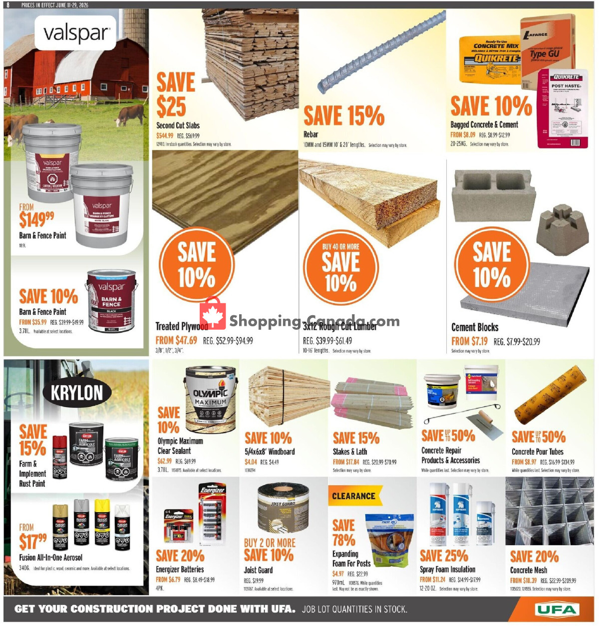 United Farmers Of Alberta flyer from Thursday June 11, 2026 to Monday June 29, 2026 - page 18