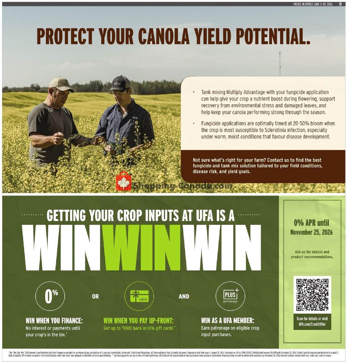 United Farmers Of Alberta flyer from Thursday June 11, 2026 to Monday June 29, 2026 - page 26