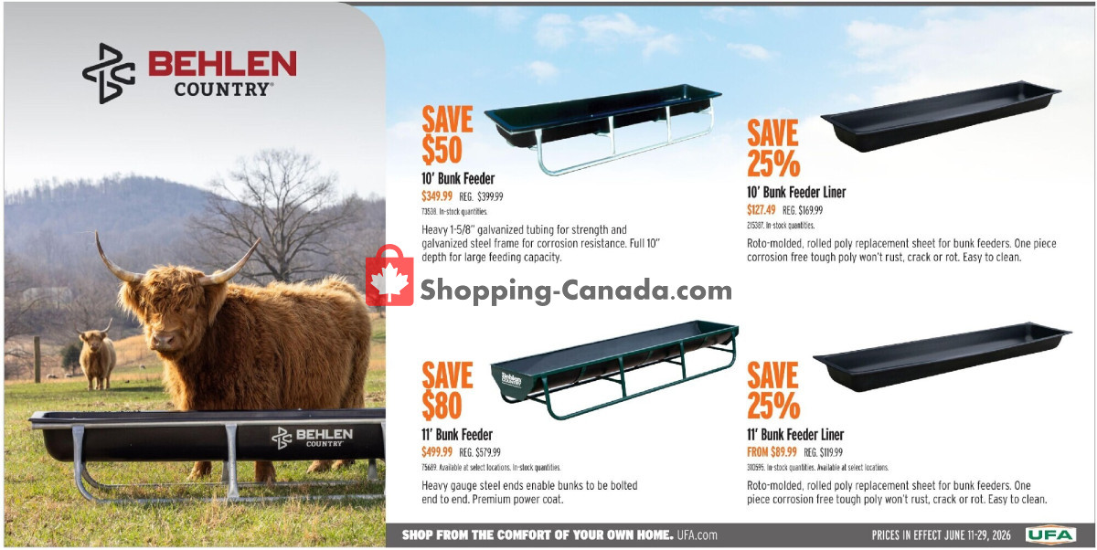 United Farmers Of Alberta flyer from Thursday June 11, 2026 to Monday June 29, 2026 - page 3