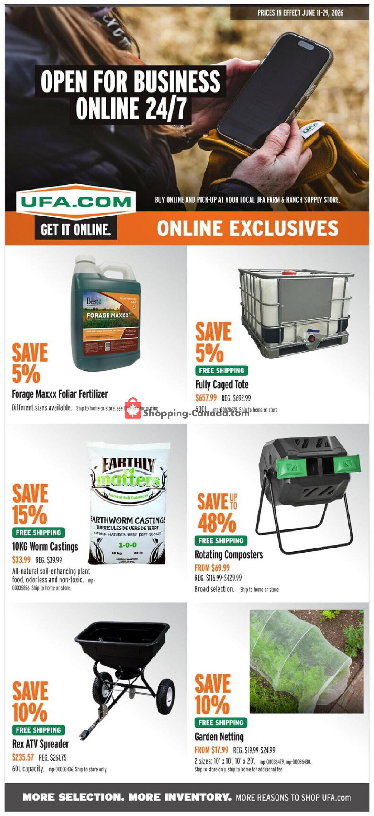 United Farmers Of Alberta flyer from Thursday June 11, 2026 to Monday June 29, 2026 - page 7